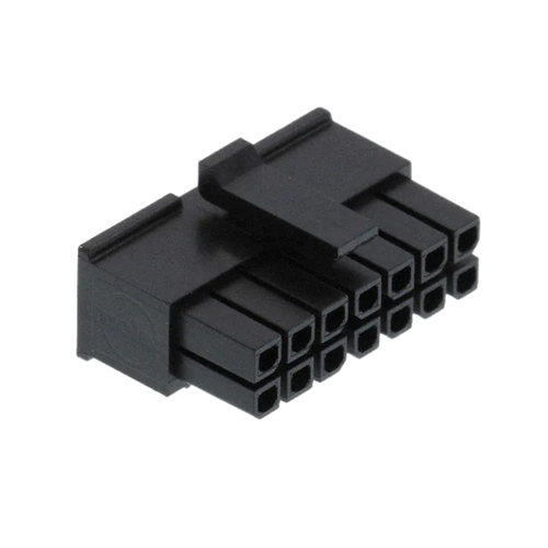 Pack of 7  43025-1400   Conn Headers, Wire Housings 14 POS 3mm Crimp ST Cable Mount Black Micro-Fit 3.0™ Bag, RoHS