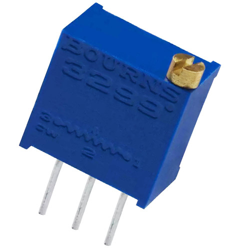 Pack of 10 - 3299W-1-202LF   3299W-1-202 Resistor  Cermet Trimmer 2K Ohm 10% 0.5W(1/2W) 25(Elec)Turn 2.29mm (9.53 X 6.1 X 11.55mm) Pin Thru-Hole