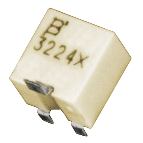 3224X-1-504E   Resistor Cermet Trimmer 500K Ohm 10% 0.25W(1/4W) 12(Elec)Turns 1.5mm (4.8 X 5.7 X 5.3mm) Gull Wing SMD