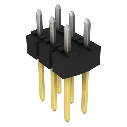 Pack of 3  0901310763  Connector Header Through Hole 6 position 0.100" (2.54mm) :Rohs
