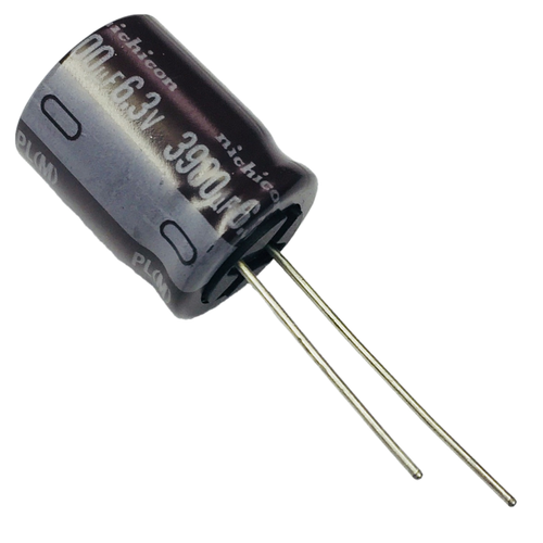 UPL0J392MHH6   3900uF 6.3V 20% (16 X 20mm) Radial 7.5mm 1540mA 5000h 105°C Capacitor Aluminum Lytic