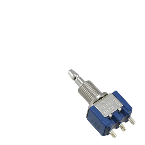 MPS103F  Pushbutton Switch SPDT Standard Panel Mount Rear
