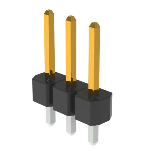 Pack of 12   68000-203HLF   Connector Header 3 position Through Hole 0.100": RoHS
