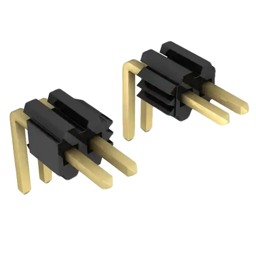 Pack of 4  TMS-106-02-G-S-RA  Connector Header Through Hole, Right Angle 6 position 0.050" (1.27mm) :Rohs
