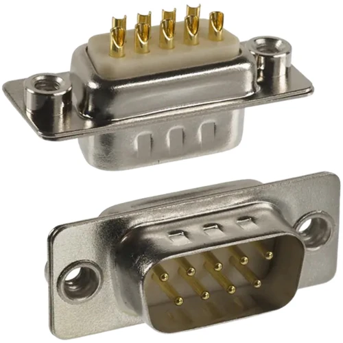 172-E09-103R011   Connector 9 Position D-Sub Plug, Male Pins : RoHS