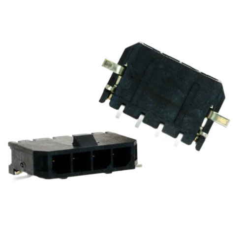 Pack of 4   0436500413   Connector Header Surface Mount, Right Angle 4 position 0.118" (3.00mm) : RoHS
