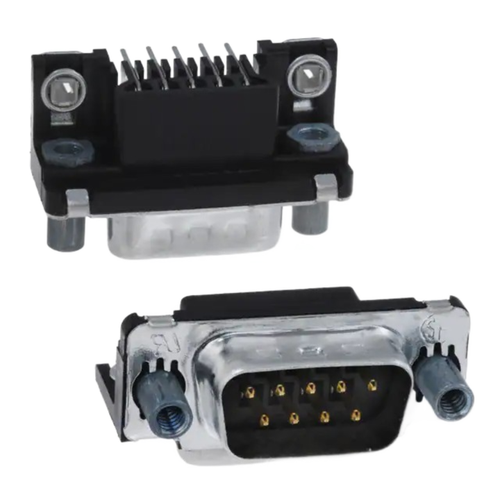 5747840-5  Connector 9 Position D-Sub Plug, Male Pins