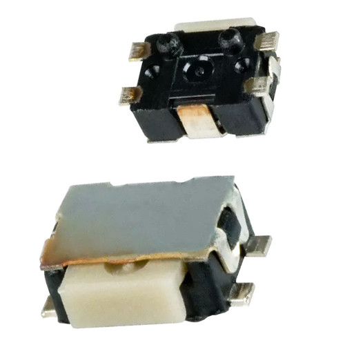 2 Pack of KMS231GPLFS  Components Switch Tactile N.O. SPST Rectangular Button Gull Wing 0.05A 32VDC 1VA 100000Cycles 3N SMD