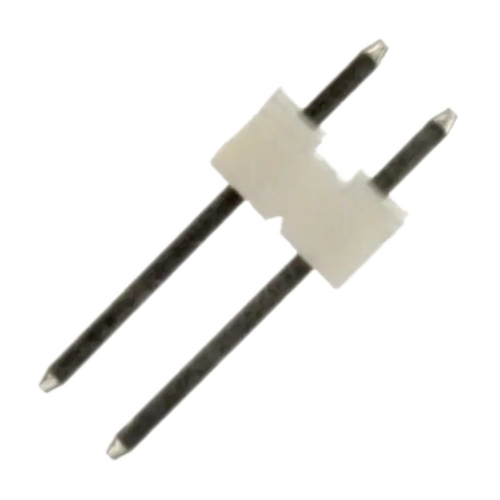 Pack of 5   3-644456-2   Connector Header 2 position 0.100" Through Hole (2.54mm) : RoHS