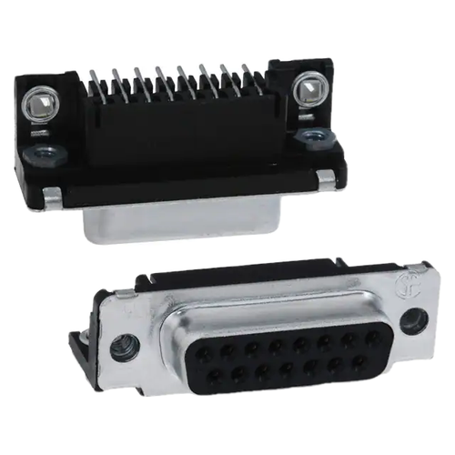 Pack of 2  5747845-3   Connector 15 Position D-Sub Receptacle, Female Sockets :Rohs
