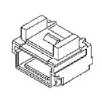 Pack of 2  203562-0405  Connector Header Surface Mount, Right Angle 4 position 0.039" (1.00mm) :Rohs
