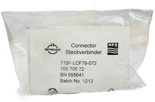 716F-LCF78-072K   Coaxial Cable Connector Female, 7/16DIN
