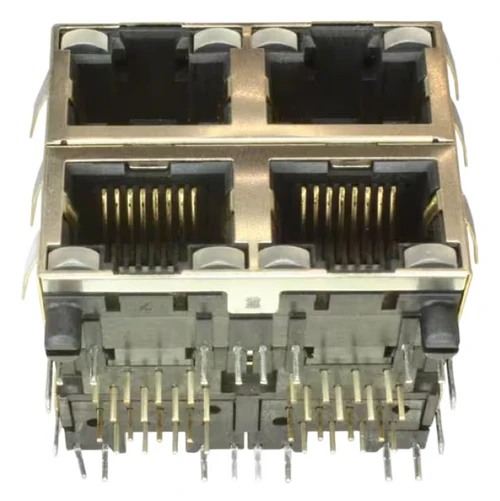 RJSAE-538A-04  Jack Modular Connector 8p8c (RJ45, Ethernet) 90° Angle (Right) Shielded, EMI Finger