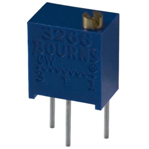 Pack of 4  3266W-1-202LF  Trimmer Potentiometer Cermet 2 kOhms 0.25W, 1/4W PC Pins Through Hole  12.0 Turn Top Adjustment