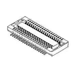54722-0408  Conn Recept , Gold 40POS 1.5MM .5MM SMD, Cut Tape, RoHS 