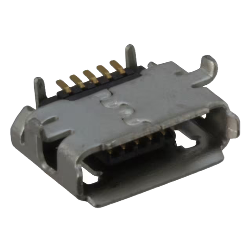 Pack of 5  0475890001  Connector Receptacle USB - micro AB 5 Position Surface Mount, Right Angle; Through Hole :RoHS, Cut Tape
