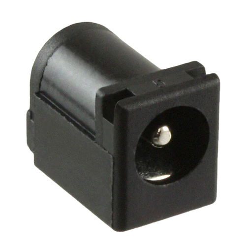PJ-202A  Power Barrel Connector Jack 2.10mm ID (0.083"), 5.50mm OD (0.217") Through Hole, Right Angle
