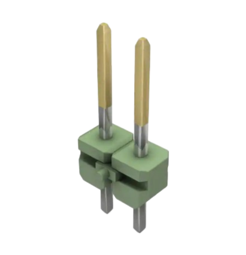 Pack of 4  825433-2  Connector Header Through Hole 2 position 0.100" (2.54mm)