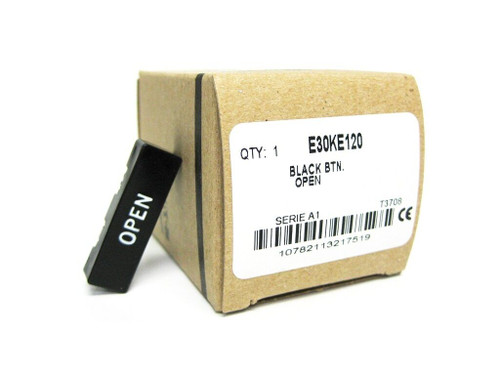 E30KE120  Black Button - Open