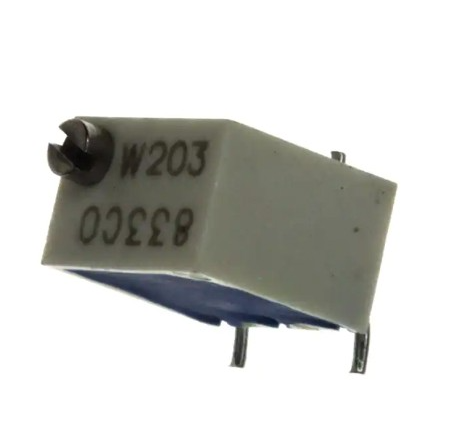 3269W-1-103GLF  Surface Mount Trimmer Potentiometer Cermet 10 kOhms 0.25W, 1/4W Gull Wing  12.0 Turn Top Adjustment