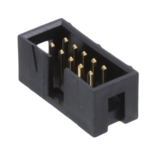Pack of 2  1761681-3  Connector Header Through Hole 10 position 0.100" (2.54mm)