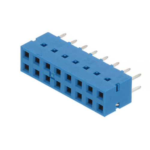 Pack of 4  76342-308LF  Connector Receptacle 16 Position 0.100" (2.54mm) Through Hole Gold :RoHS, Tube