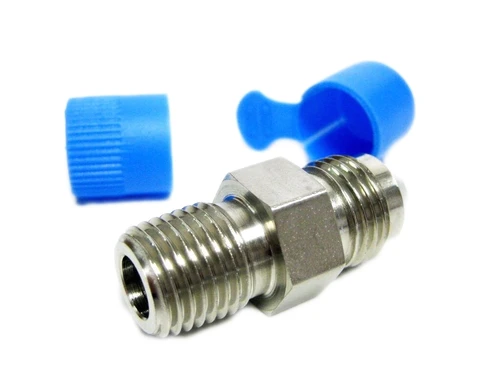 316 Stainless Steel, 6-FTX-SS FLARED 3/8" TUBE Fitting TO 1/4" PIPE, 0103-4-6C