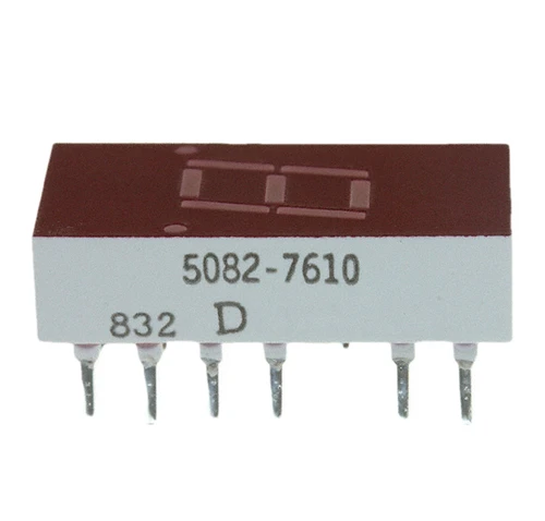 Pack of 5  5082-7610  Display Modules 7-SEG 0.3" SGL RED 14DIP :RoHS, Tube