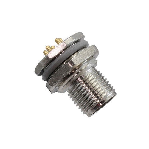 T4140L12051-000  Connector Plug, 5 (4 Power + PE) Position Circular Male Pins Solder :RoHS