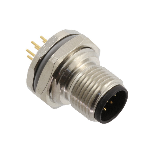 T4140012081-000   Connector Plug, 8 Position Circular Male Pins Solder :RoHS
