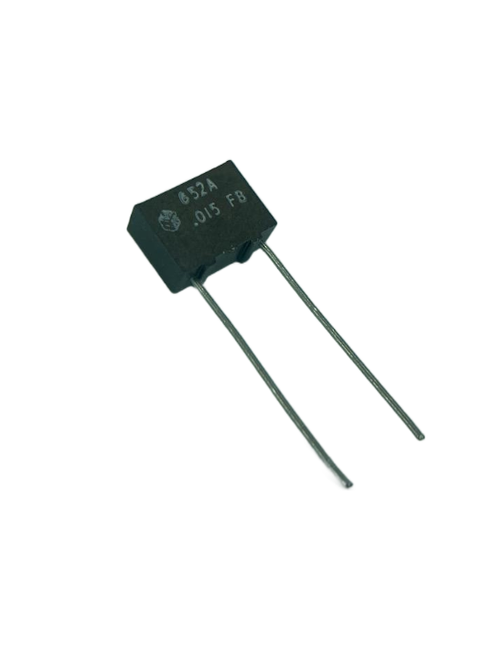 Pack of 3  652A1B153F  Capacitor Metallized Polycarbonate, Flame Retardant Epoxy case, Rectangular Radial Leads, .015 22AWG 100V 1%, Bulk, RoHS