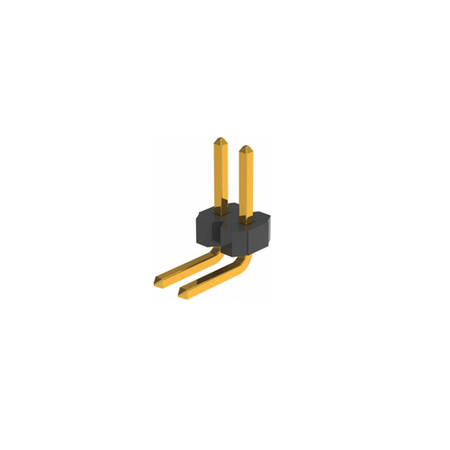Pack of 22   GRPB021VWCN-RC   Connector Header Through Hole, Right Angle 2 position 0.050" (1.27mm) : RoHS
