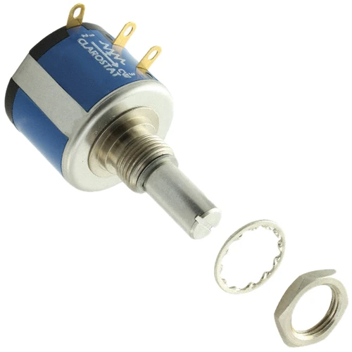 73JA10K   Potentiometer None 10.0 Kierros Wirewound 2W Solder Lug 10k Ohm 1 Gang Linear Panel Mount :RoHS  73JA103  534-4108-103