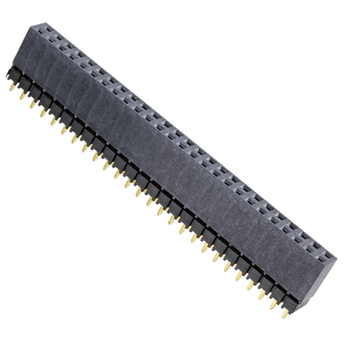 ESW-126-37-G-D Connector 52 Position Elevated Socket 0.100" (2.54mm) Through Hole Gold