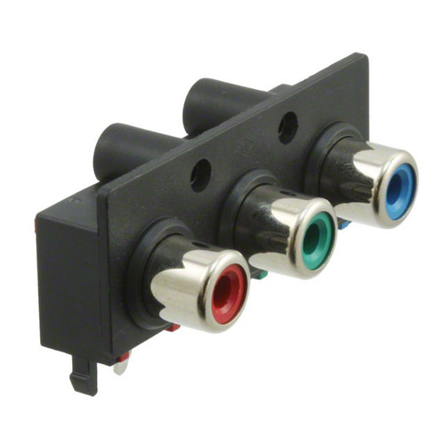 Pack of 2  RCJ-32265   Connector RCA Jack Mono 3.2MM R/A