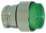 2ALP3LB-110  Switch Actuators 22mm LED Illum Green Project 110V