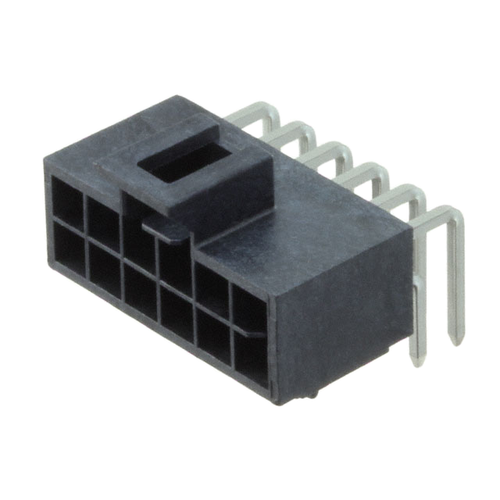 1053141112  Connector Header Through Hole, Right Angle 12 position 0.098" (2.50mm):RoHS  01053141112