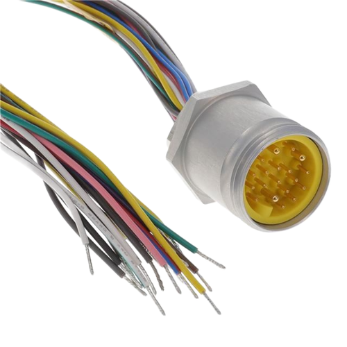1300150109   Circular Cable Assembly 19P MALE TO WIRE 0.98', 3R3N36E80C300