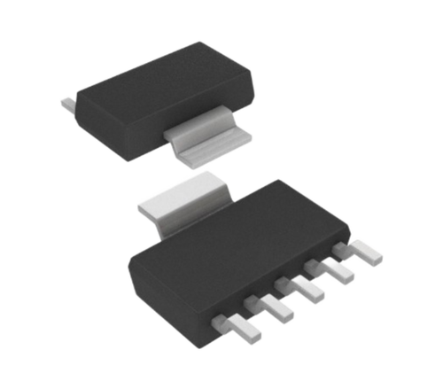 Pack of 5  MCP1793T-3302H/DC  Linear Voltage Regulator IC Positive Fixed 1 Output 100mA SOT-223-5
