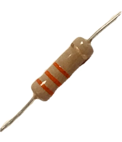 25 Pack, MCCFR02SJ0333A19 SPC Multicomp RESISTOR CF Axial, 33 OHM, 2W, 5%, RoHS