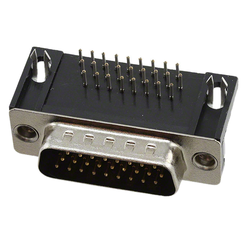 10090926-P264XLF  Connector	26 Position D-Sub, High Density Plug, Male Pins