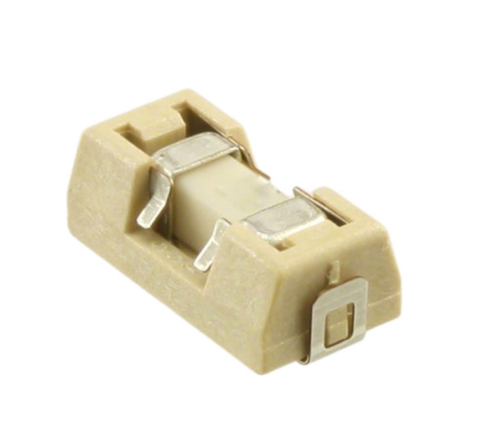 Pack of 5  0154005.DR  Fuse Board Mount 5 A 125 V AC 125 V DC Fuse Board Mount (Cartridge Style Excluded) Requires Holder, Surface Mount 2-SMD, Square End Block with Holder