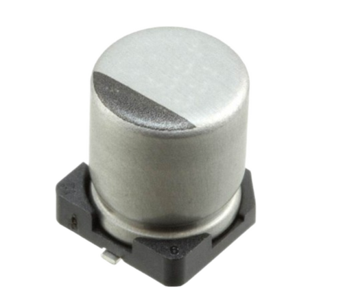 Pack of 6  UCD1H470MCL1GS  Capacitor 47 µF 50 V Aluminum Electrolytic Capacitors Radial, Can - SMD 2000 Hrs @ 105°C