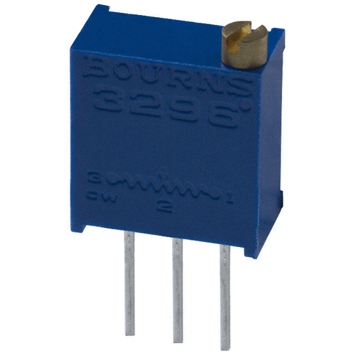 Pack of 4  3296W-1-103RLF  Trimmer 10K OHM 0.5W PC Pin Top :RoHS, Cut Tape