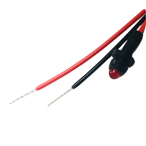 SSI-RM3091ID-300 Lumex Inc LED Panel Mount Indicators Red 635nm 40mcd T-3mm 12" Leads Diff, RoHS, D\C 2011