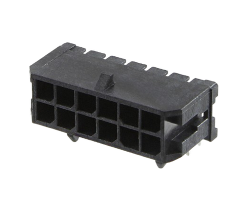 Pack of 5 0430451201  Connector Header Through Hole, Right Angle 12 position 0.118" (3.00mm)