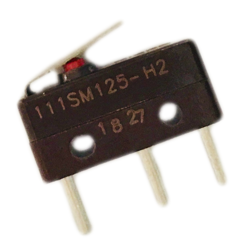 111SM125-H2  Basic / Snap Action Switches SUBMINI SW SPDT 5A 250Vac STR LeverACTR