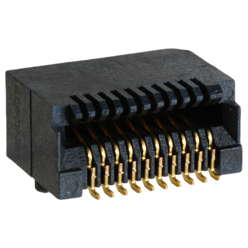 1367073-1  Connector Receptacle 20 Position SLD R/A SMD