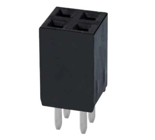 Pack of 4 PPTC022LFBN-RC  Connector 4 Position Header 0.100" (2.54mm) Through Hole Tin