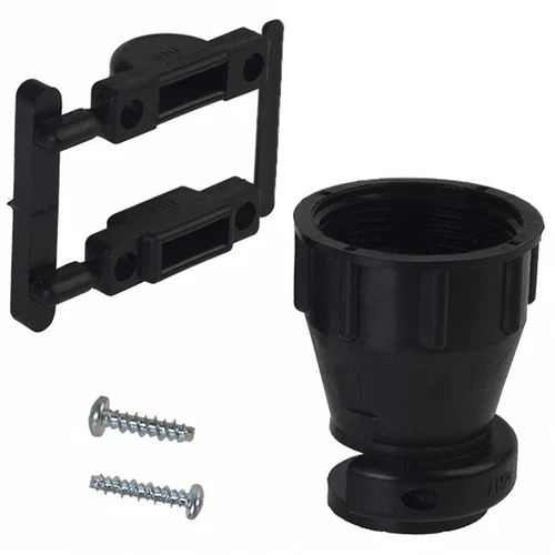 206070-1  Black Connector Backshell, Cable Clamp 15/16-20 UNEF 17